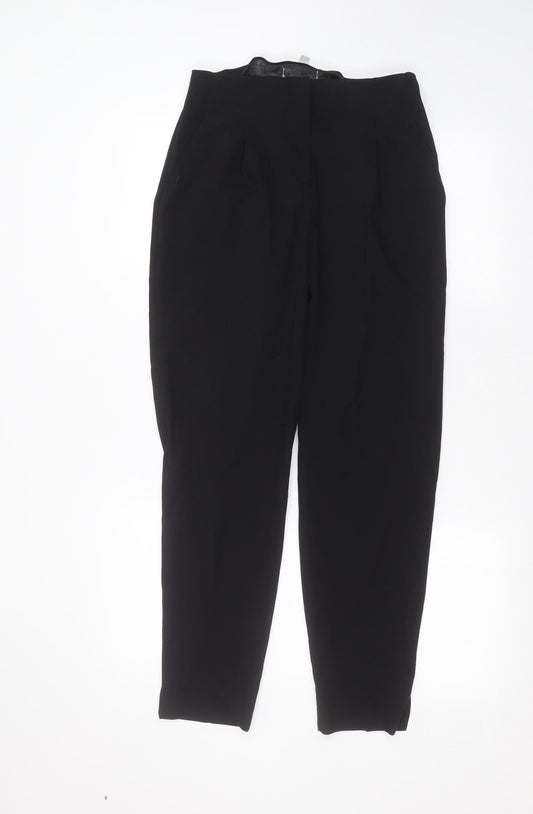 Womens UK Size 8 ASOS Regular Fit  Black Trousers