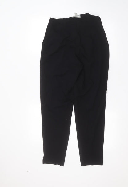 Womens UK Size 8 ASOS Regular Fit  Black Trousers