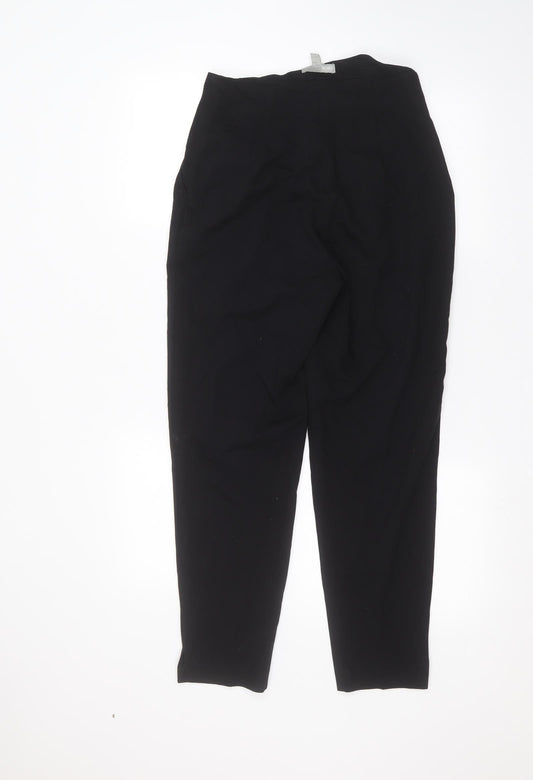 Womens UK Size 8 ASOS Regular Fit  Black Trousers
