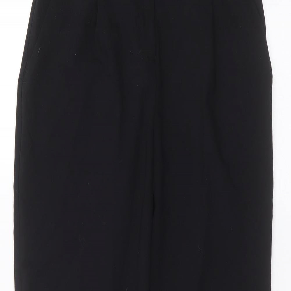 Womens UK Size 8 ASOS Regular Fit  Black Trousers