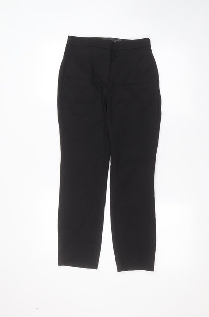 Womens UK Size S Zara Regular Fit  Black Trousers