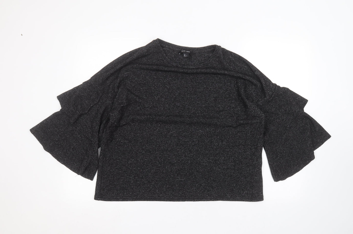 Womens UK Size L New Look Black Pullover Jumper