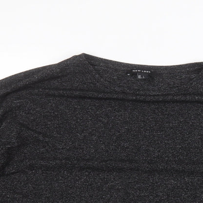 Womens UK Size L New Look Black Pullover Jumper