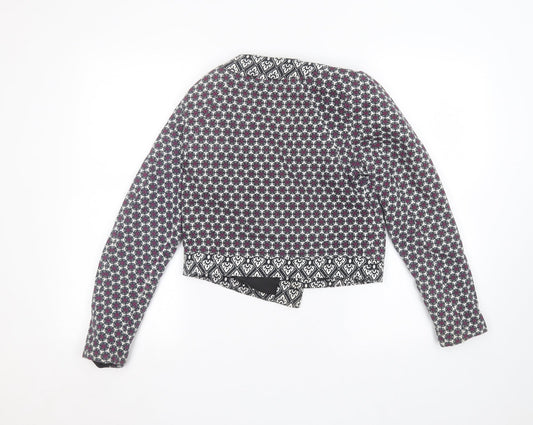 Atmosphere Womens White Floral  Jacket  Size 10