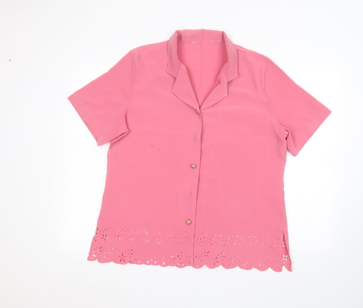 Womens UK Size 18 Preworn Pink Cardigan Jumper