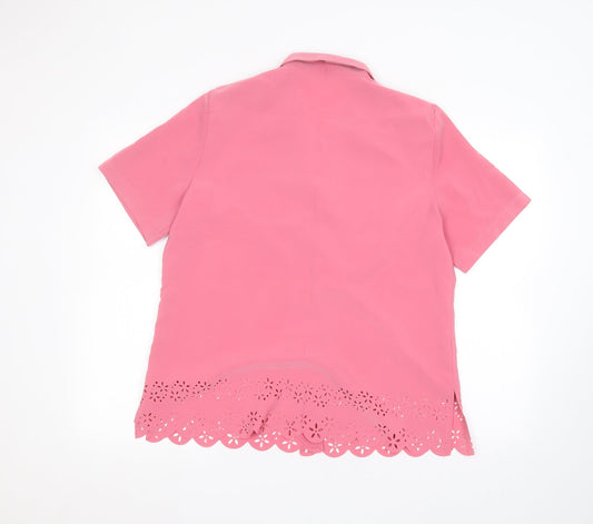 Womens UK Size 18 Preworn Pink Cardigan Jumper