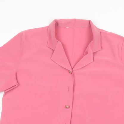 Womens UK Size 18 Preworn Pink Cardigan Jumper