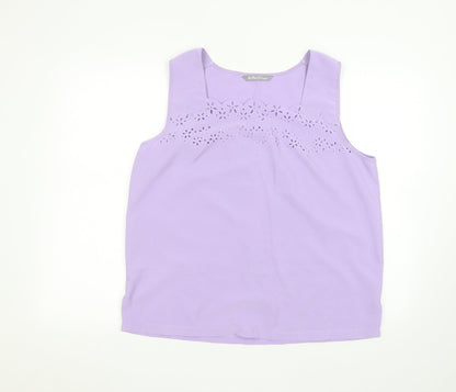 Womens UK Size 18 Preworn Purple Basic T-Shirt