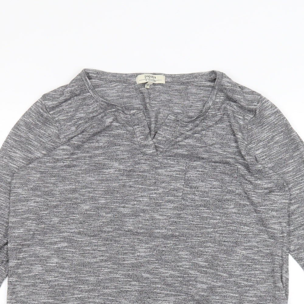 Matalan Womens Grey   Basic T-Shirt Size 14