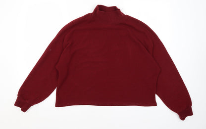 Womens UK Size S New Look Red Pullover Jumper