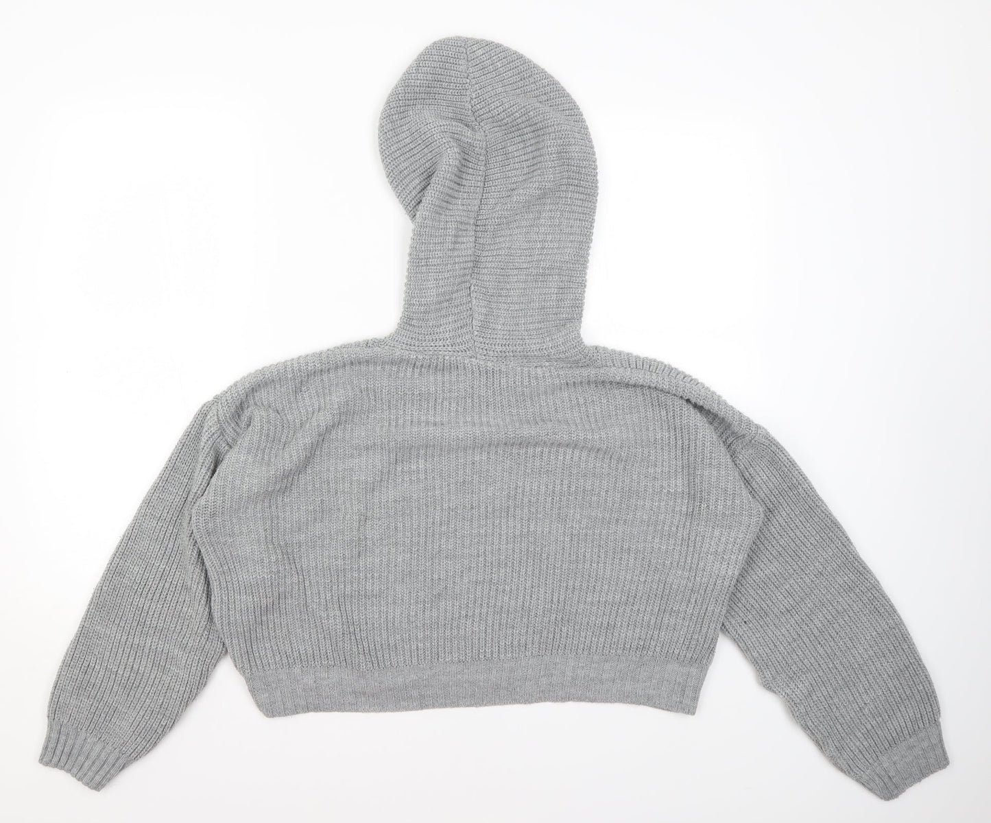 Select Womens Grey   Pullover Hoodie Size XL