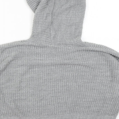Select Womens Grey   Pullover Hoodie Size XL