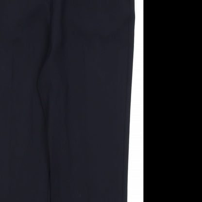 Bonmache Womens Blue  Polyester Trousers  Size 16 L26 in Regular