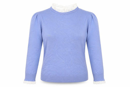 Womens UK Size 14 F&F Blue Pullover Jumper
