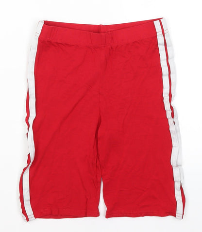 Pretty Little Thing Womens Red  Polyester Compression Shorts Size 8 L8 in Regular