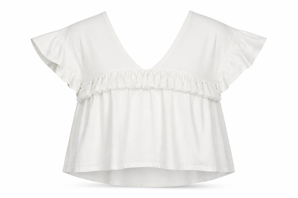 Womens UK Size S Zara White Basic Blouse