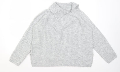Womens UK Size 10 Very Grey Pullover Jumper