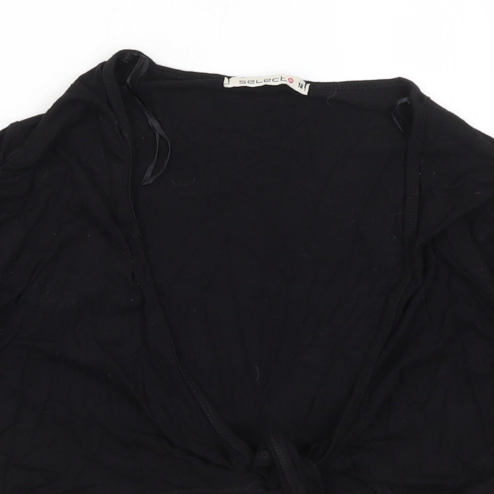 Womens UK Size 12 Select Black Shrug Jumper