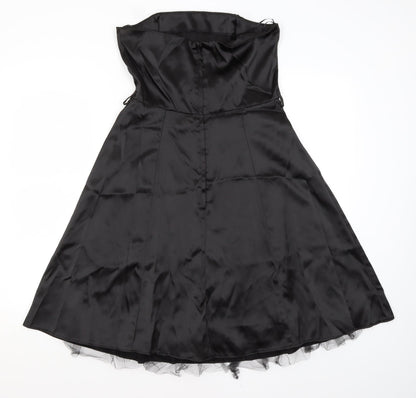 Select Womens Black  Polyester Fit & Flare  Size 14