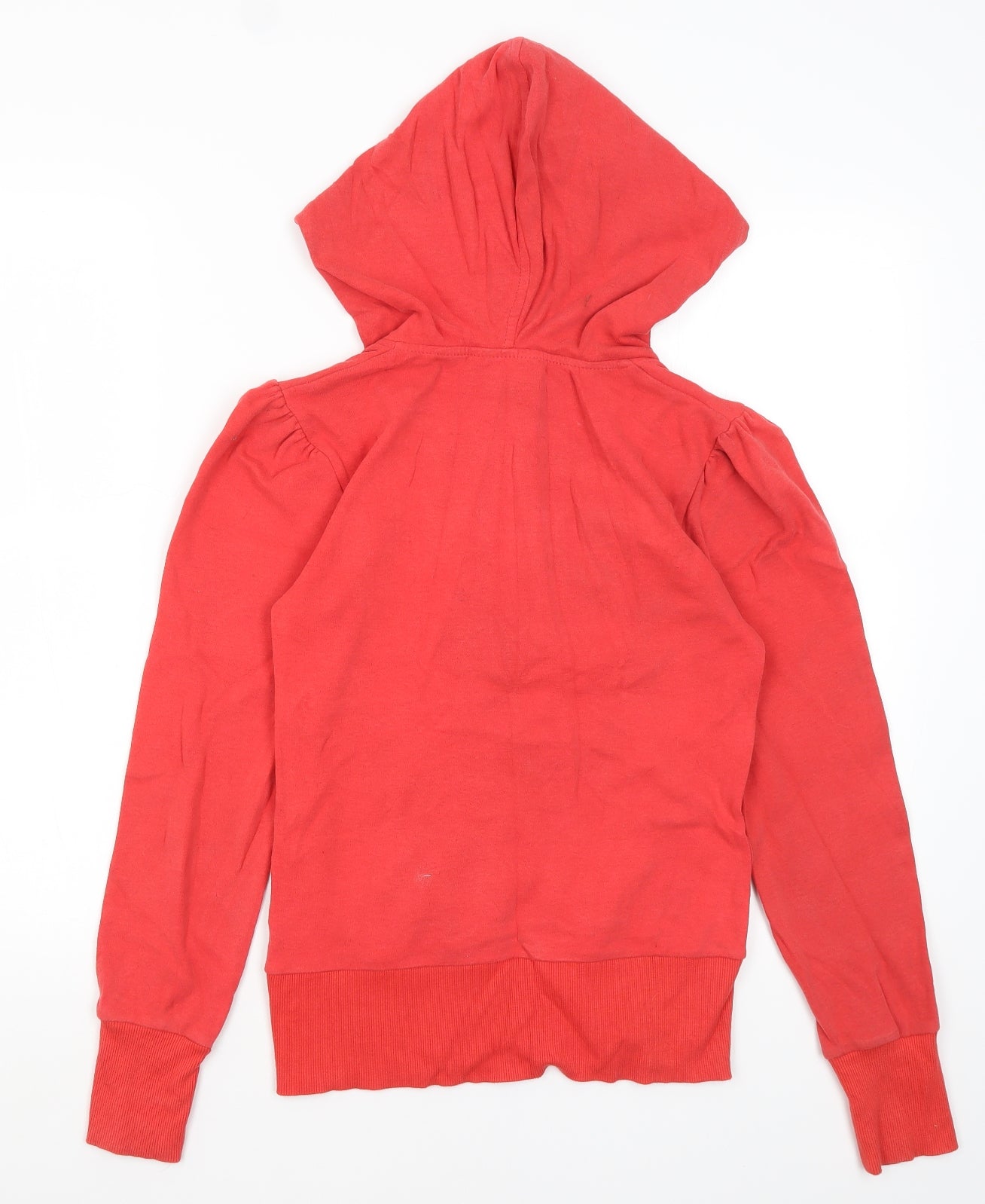 Want Womens Red  Cotton Pullover Hoodie Size 10