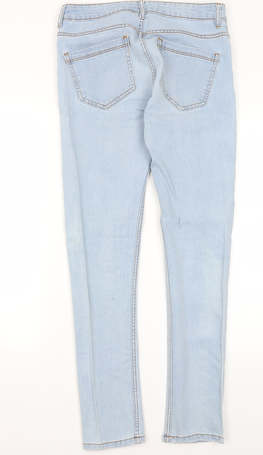 Denim Co Mens Blue  Cotton Straight Jeans Size 30 in L31 in Regular