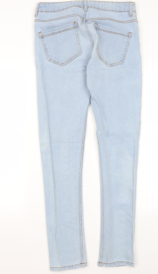 Denim Co Mens Blue  Cotton Straight Jeans Size 30 in L31 in Regular