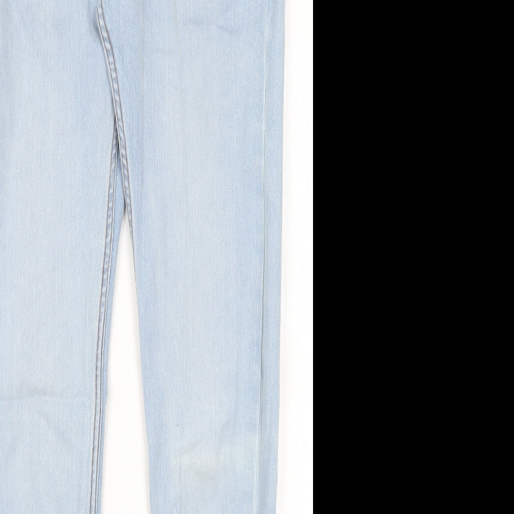 Denim Co Mens Blue  Cotton Straight Jeans Size 30 in L31 in Regular