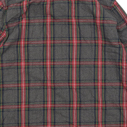 Mens UK Size M Morley Grey  Button-Up Long Sleeve Casual Shirt