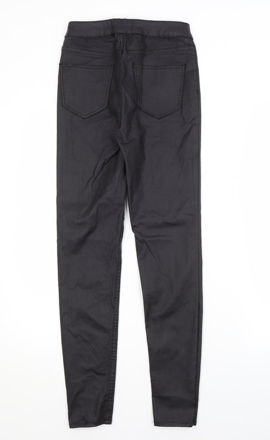 New Look Womens Black  Viscose Skinny Jeans Size 10 L27 in Regular