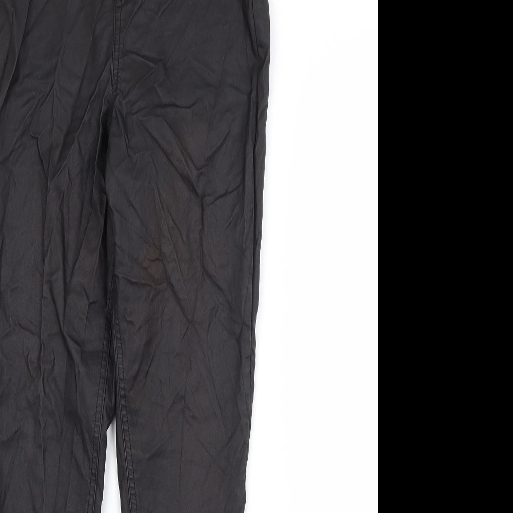 F&F Womens Black  Viscose Skinny Jeans Size 12 L28 in Regular