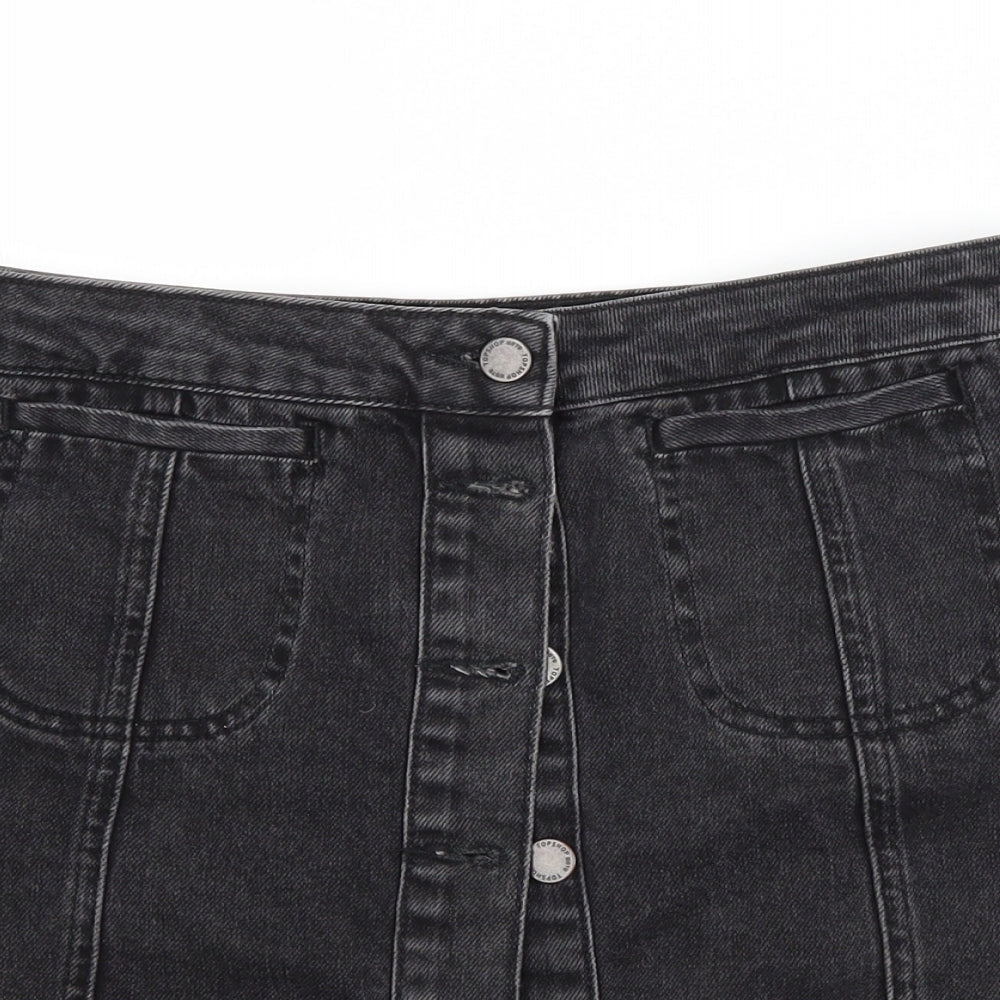 Womens UK Size 12 Topshop A-Line  Skirt