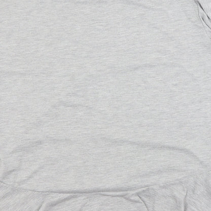 Womens UK Size 8 Papaya Grey Basic Blouse