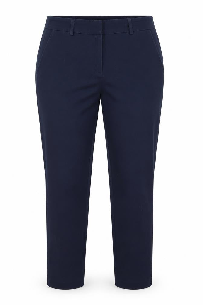 Womens UK Size 14 Hilary Radley Regular Fit  Blue Trousers