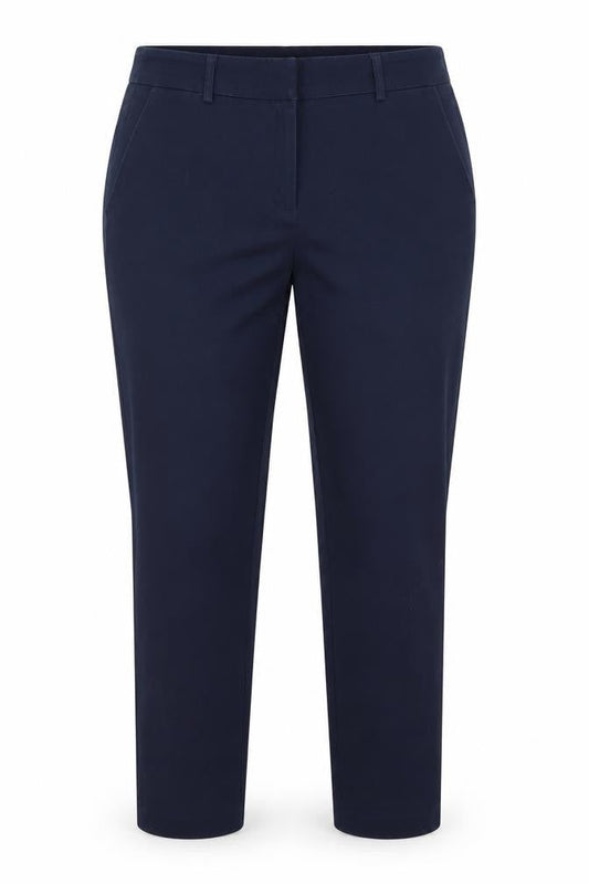 Womens UK Size 14 Hilary Radley Regular Fit  Blue Trousers