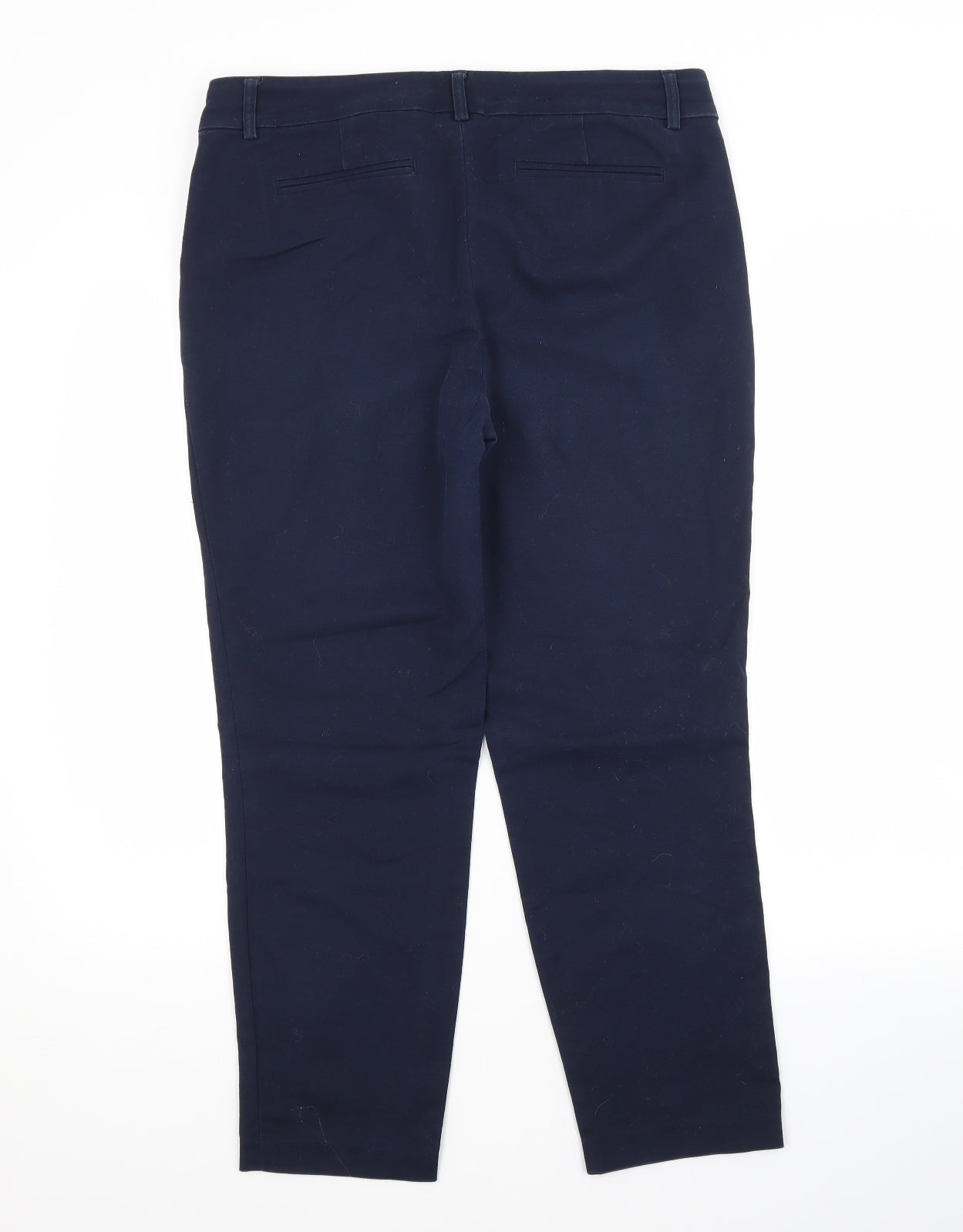 Womens UK Size 14 Hilary Radley Regular Fit  Blue Trousers
