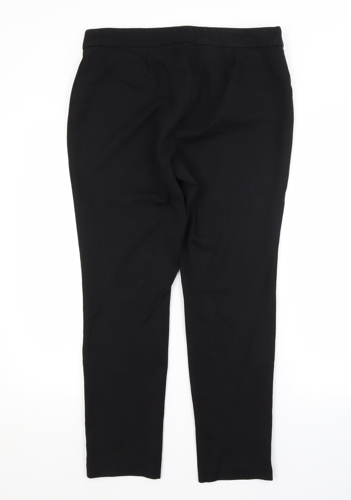 Womens UK Size 10 M&S Regular Fit  Black Trousers