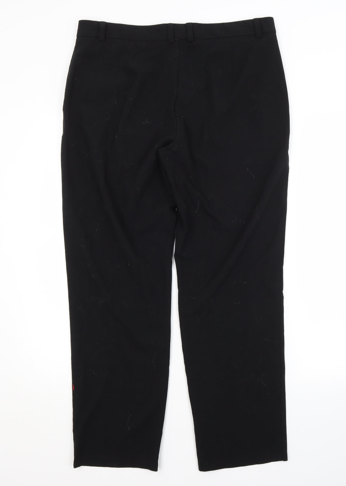 Womens UK Size 14 M&S Regular Fit  Black Trousers