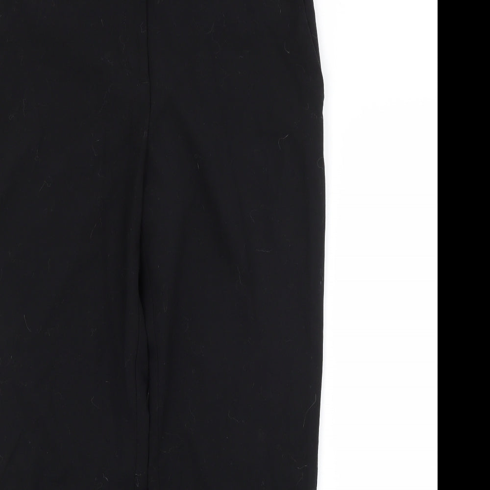 Womens UK Size 14 M&S Regular Fit  Black Trousers