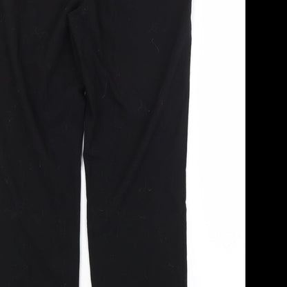 Womens UK Size 14 M&S Regular Fit  Black Trousers