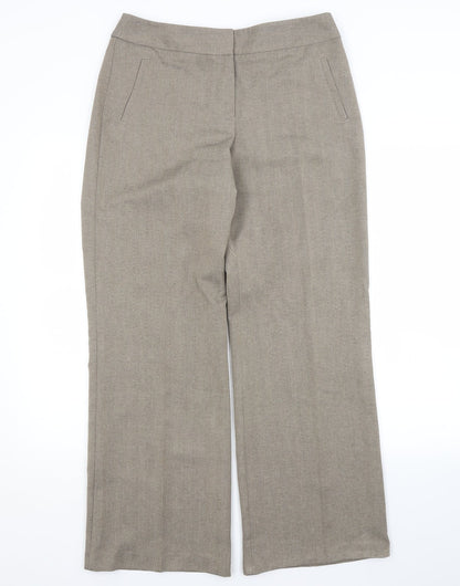 Womens UK Size 12 M&S Regular Fit  Grey Trousers