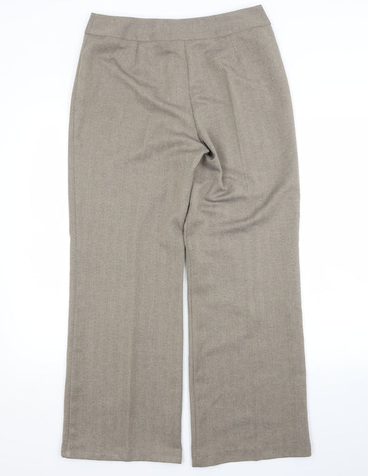 Womens UK Size 12 M&S Regular Fit  Grey Trousers