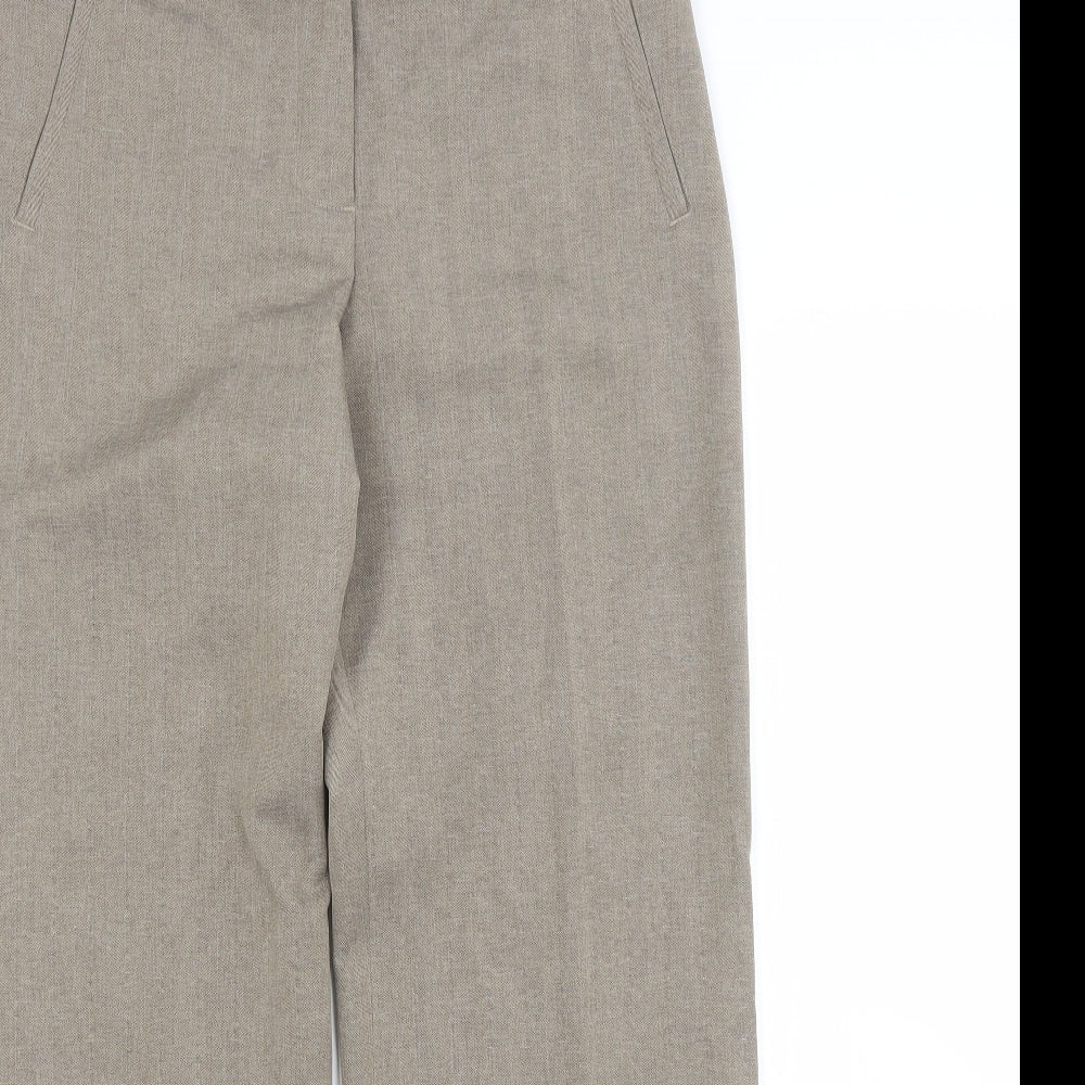 Womens UK Size 12 M&S Regular Fit  Grey Trousers