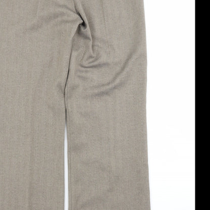 Womens UK Size 12 M&S Regular Fit  Grey Trousers