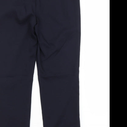 Papaya Womens Blue  Polyester Trousers  Size 14 L26 in Regular