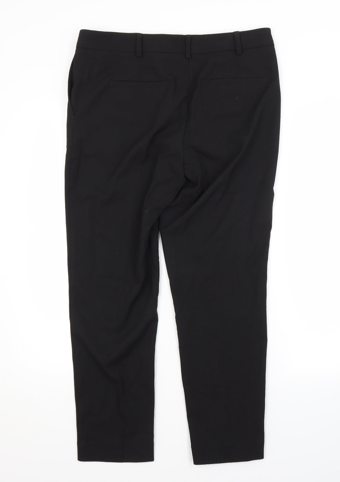 Womens UK Size 10 NEXT Regular Fit  Black Trousers