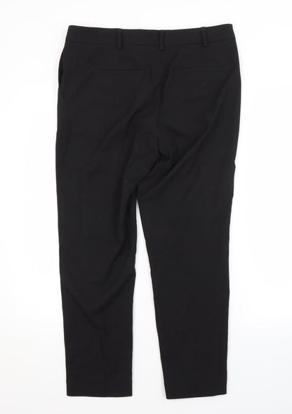 Womens UK Size 10 NEXT Regular Fit  Black Trousers