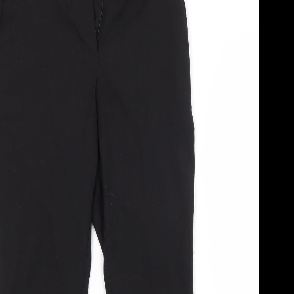 Womens UK Size 10 NEXT Regular Fit  Black Trousers