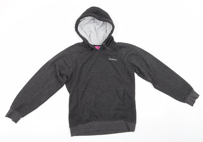 Womens UK Size 8 LA Gear Grey Pullover Hoodie