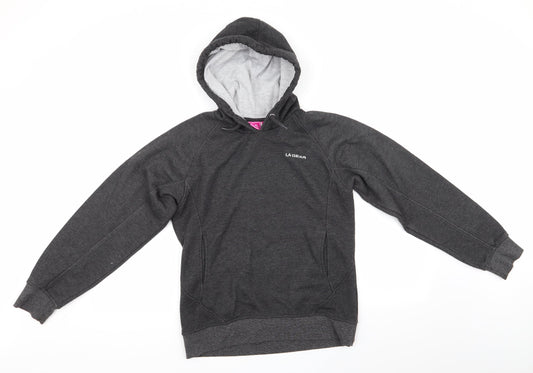 Womens UK Size 8 LA Gear Grey Pullover Hoodie
