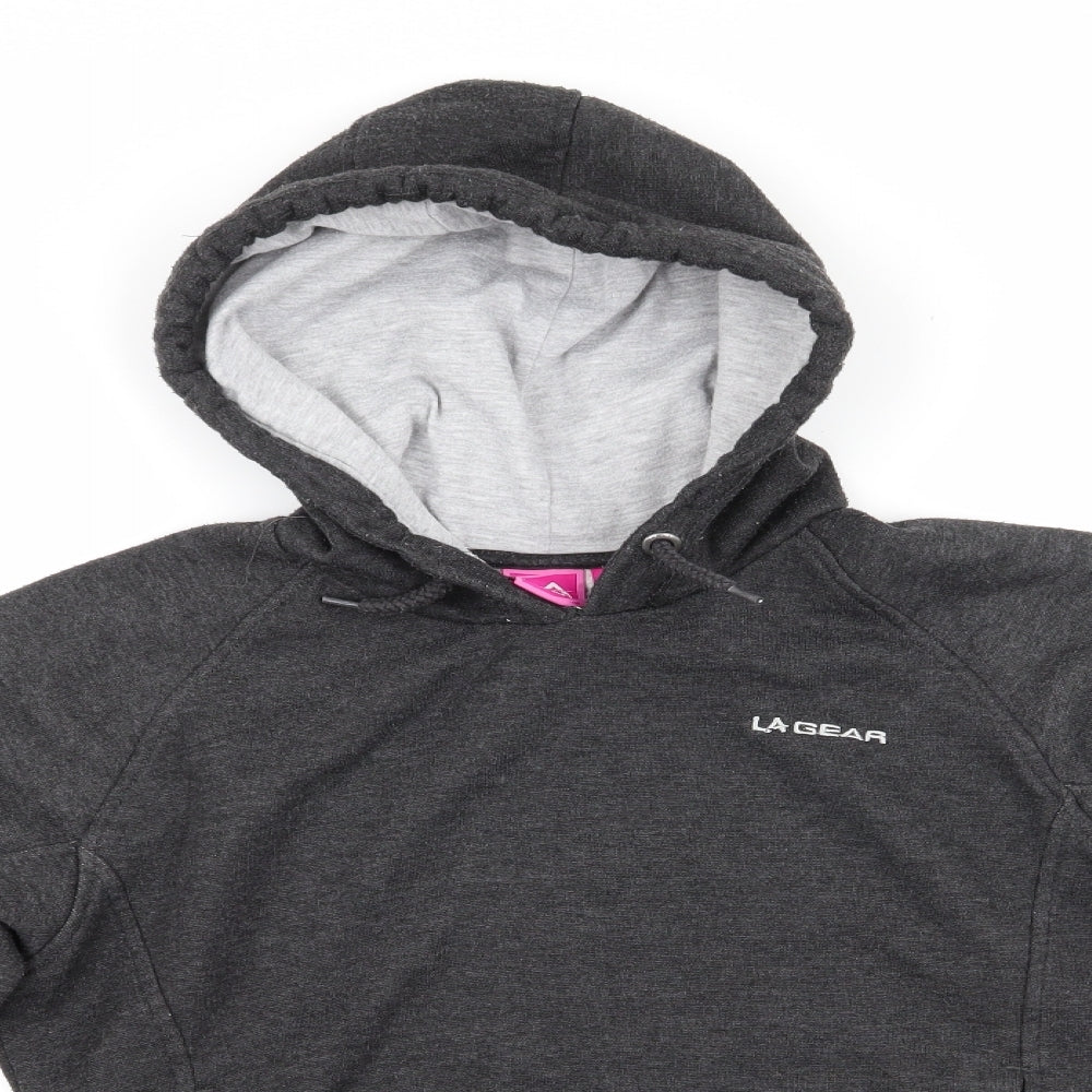 Womens UK Size 8 LA Gear Grey Pullover Hoodie